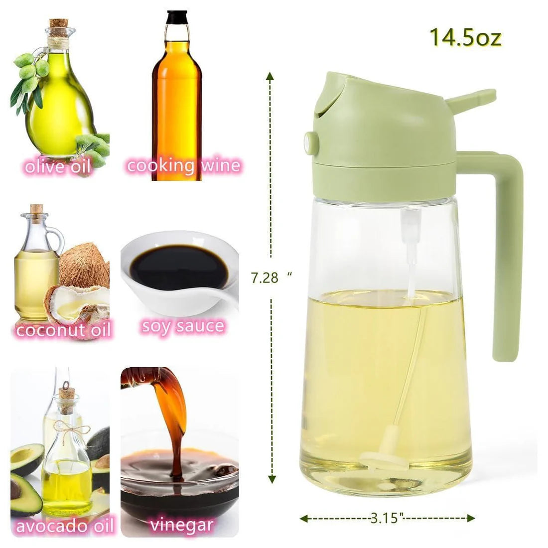 Perfect Oil Spray™ | 2 In 1 Oil Dispenser Spray